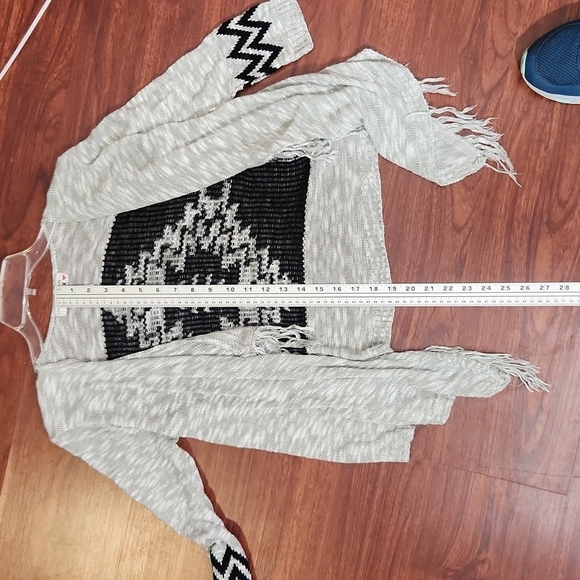 Im inlove with Derek Cardigan waterfall sweater open cardigan size M Aztec - Picture 4 of 5